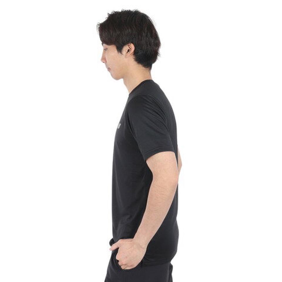 ニューバランス（new balance）（メンズ）Essentials ランTシャツ MT41222BK