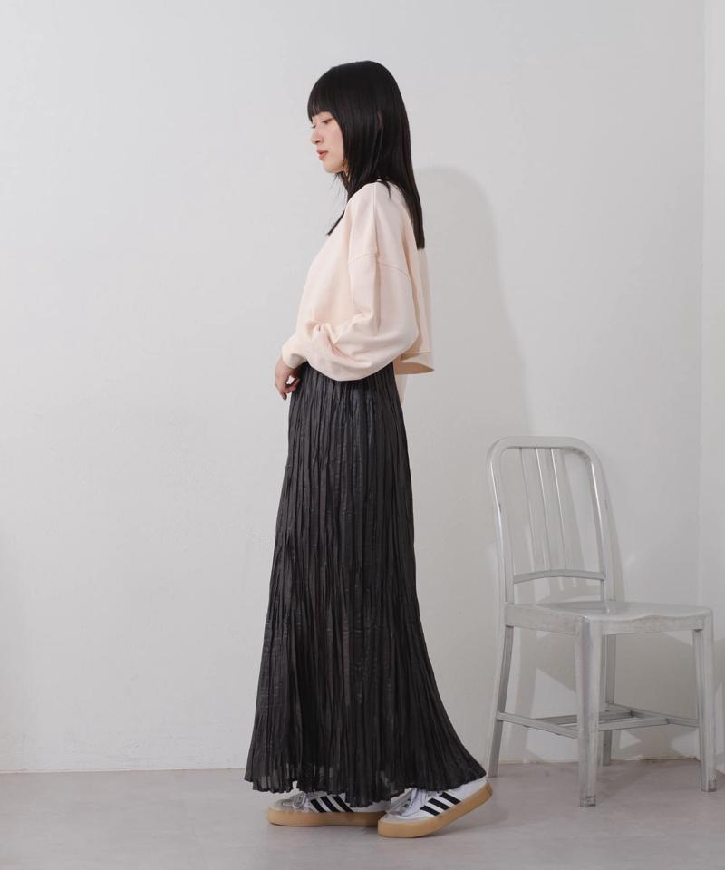 【Kastane】シアーシャイニープリーツスカート
