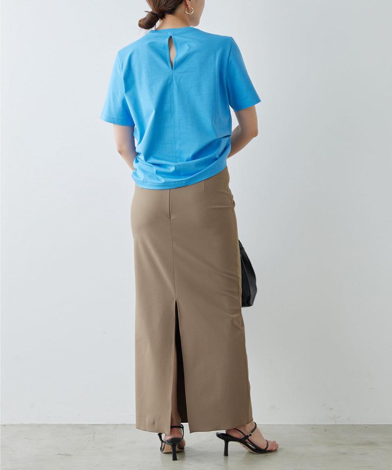 【ガランテ定番スカートに新色CGY登場】【3サイズ展開】ストレッチマキシタイトスカート2