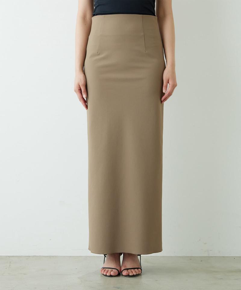 【ガランテ定番スカートに新色CGY登場】【3サイズ展開】ストレッチマキシタイトスカート2