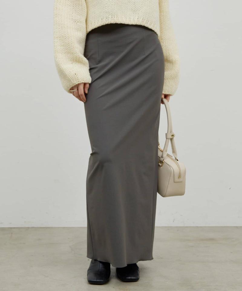 【ガランテ定番スカートに新色CGY登場】【3サイズ展開】ストレッチマキシタイトスカート2