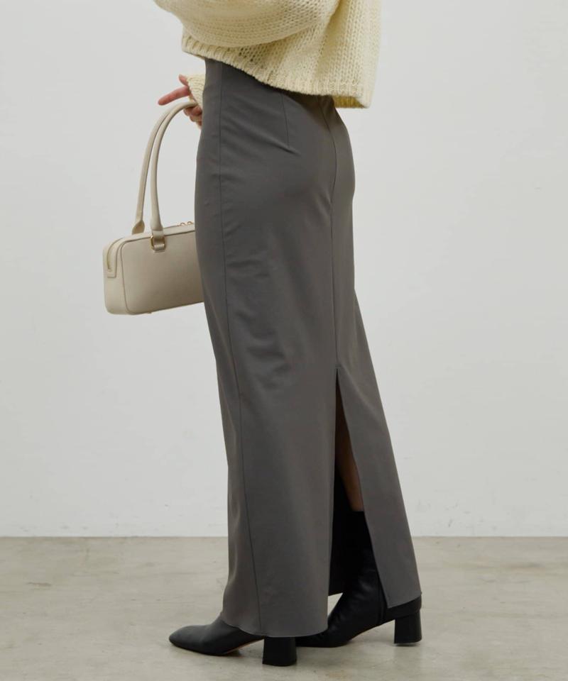 【ガランテ定番スカートに新色CGY登場】【3サイズ展開】ストレッチマキシタイトスカート2