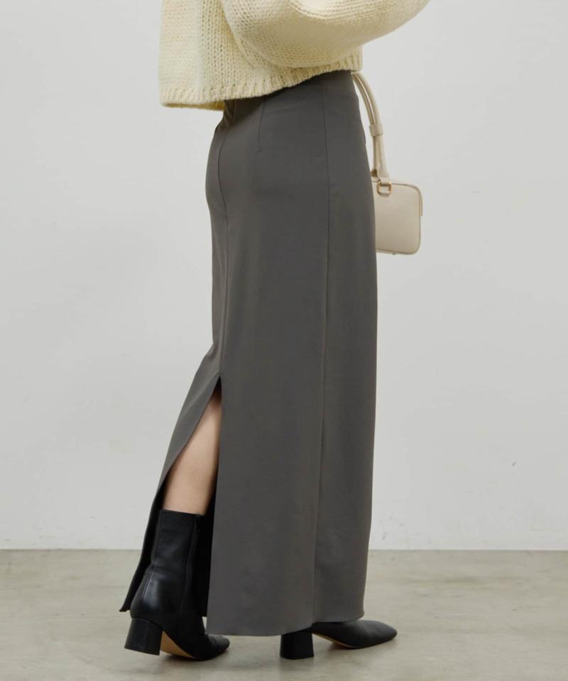 【ガランテ定番スカートに新色CGY登場】【3サイズ展開】ストレッチマキシタイトスカート2