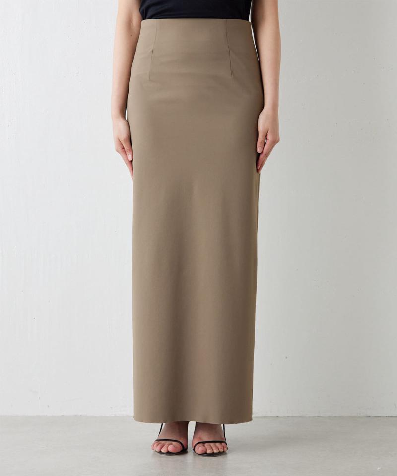 【ガランテ定番スカートに新色CGY登場】【3サイズ展開】ストレッチマキシタイトスカート2