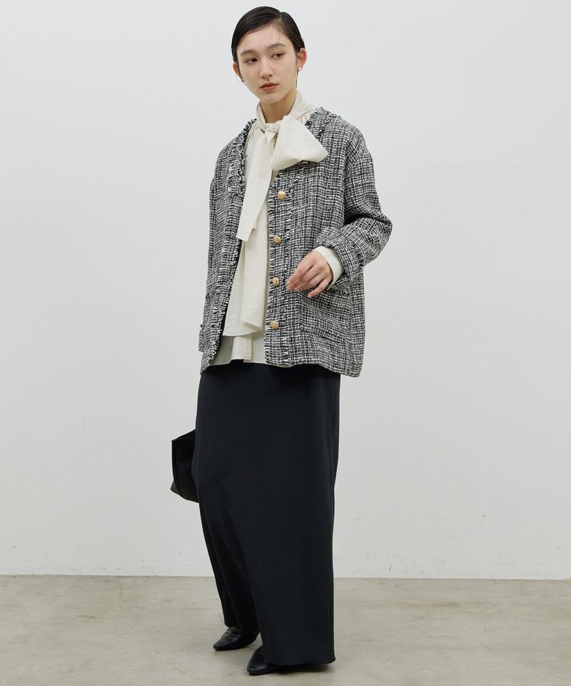 【ガランテ定番スカートに新色CGY登場】【3サイズ展開】ストレッチマキシタイトスカート2