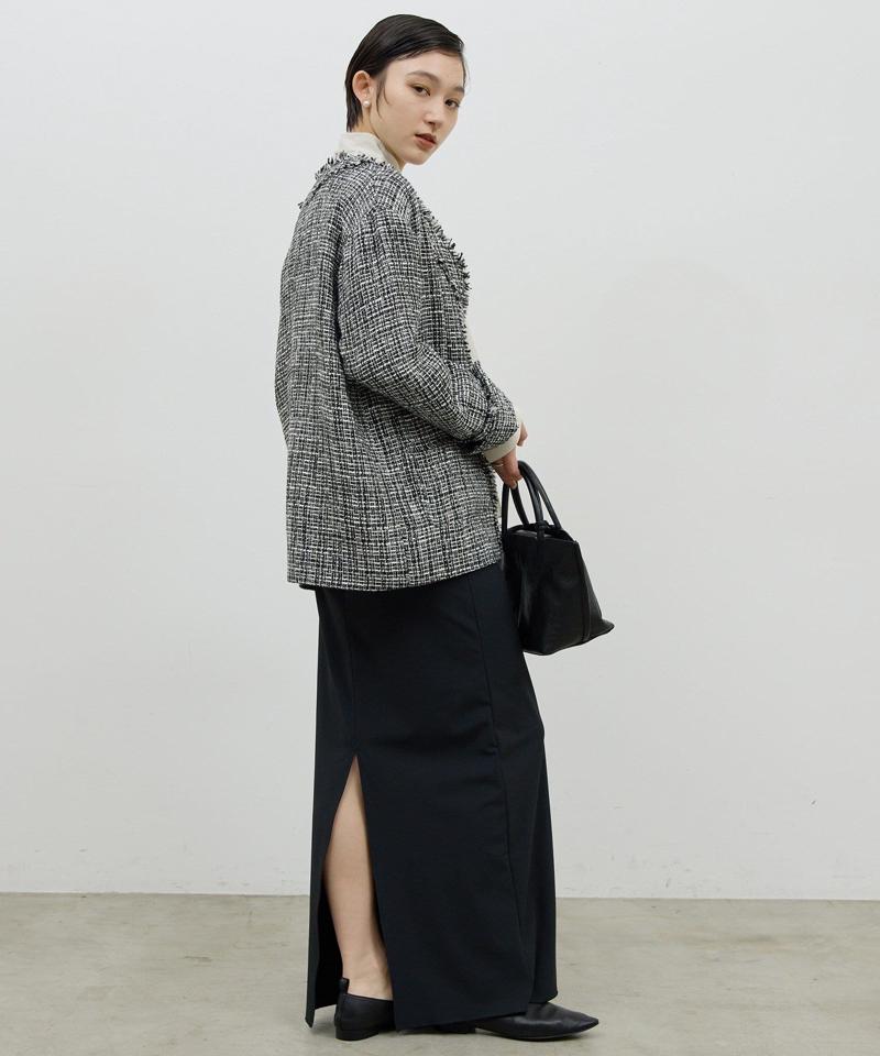 【ガランテ定番スカートに新色CGY登場】【3サイズ展開】ストレッチマキシタイトスカート2