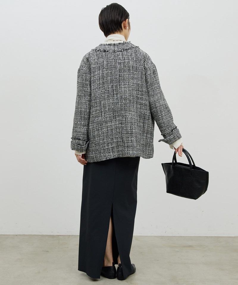 【ガランテ定番スカートに新色CGY登場】【3サイズ展開】ストレッチマキシタイトスカート2