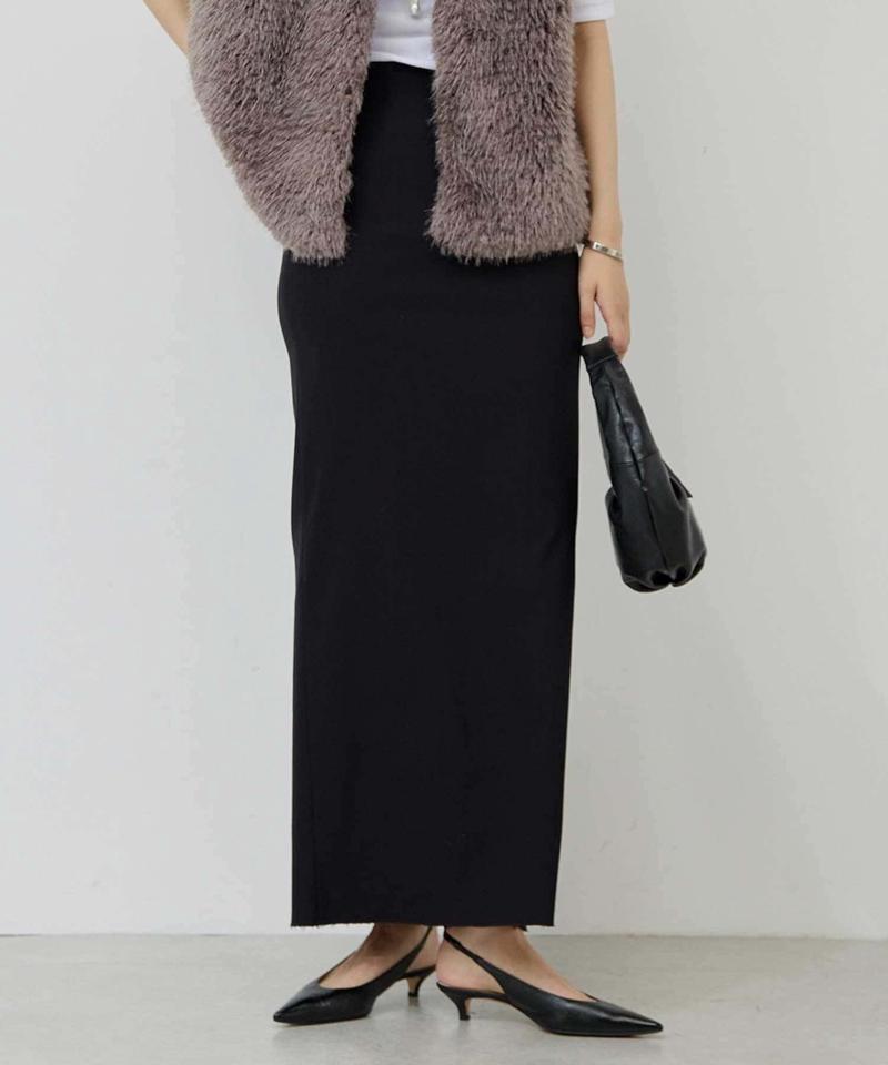 【ガランテ定番スカートに新色CGY登場】【3サイズ展開】ストレッチマキシタイトスカート2