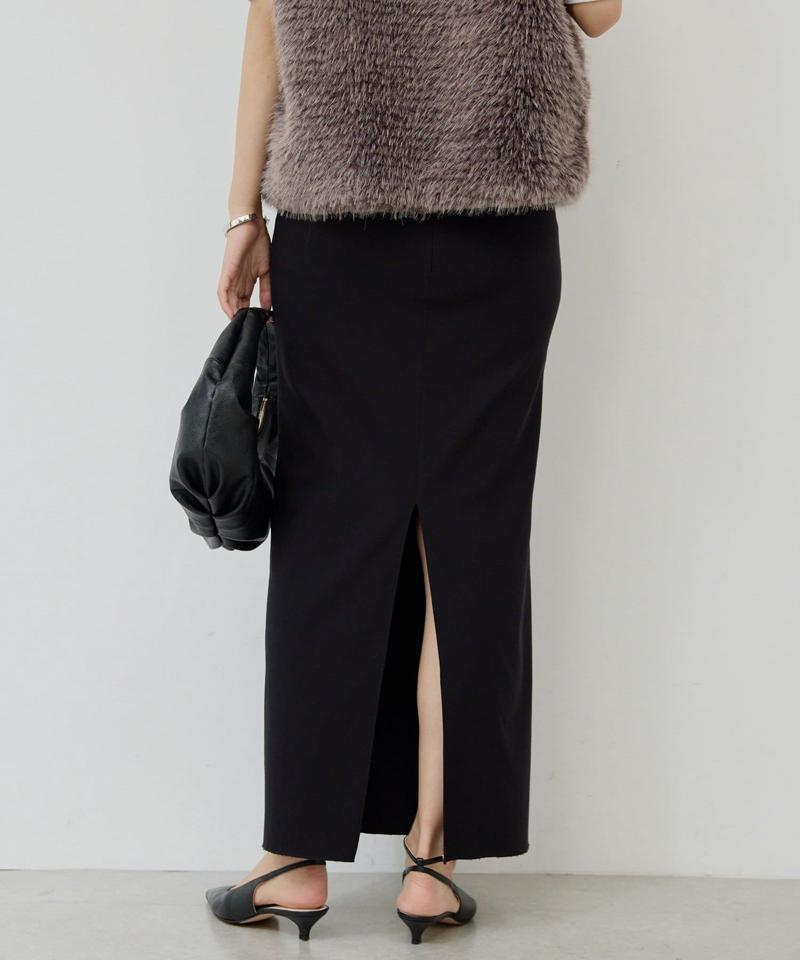 【ガランテ定番スカートに新色CGY登場】【3サイズ展開】ストレッチマキシタイトスカート2