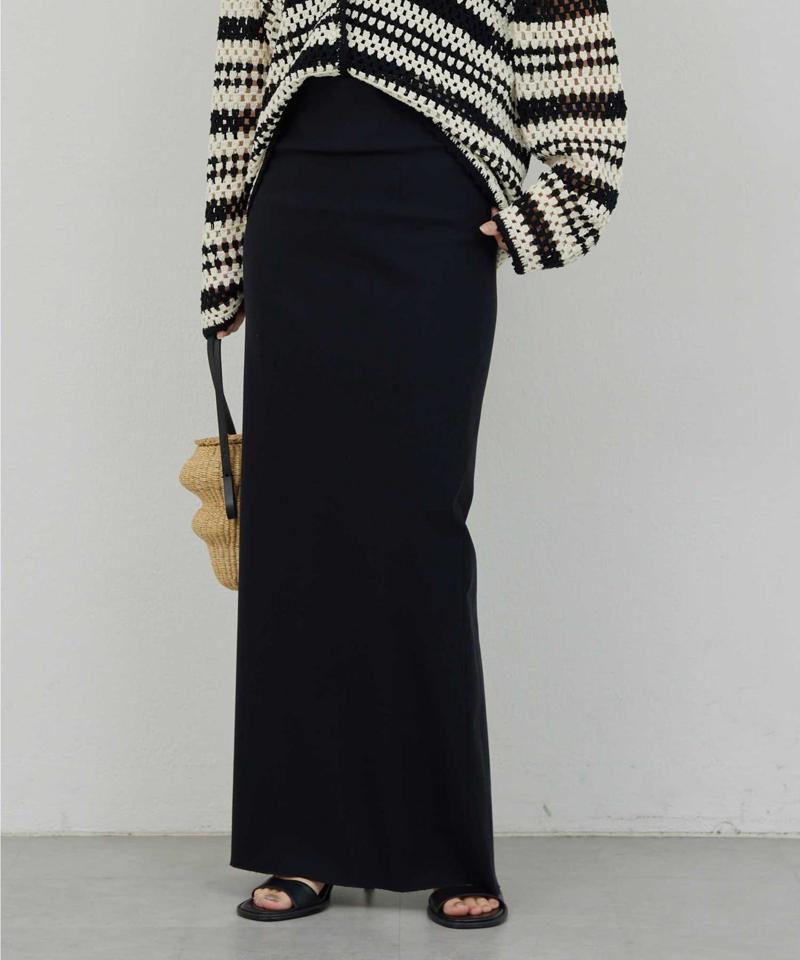 【ガランテ定番スカートに新色CGY登場】【3サイズ展開】ストレッチマキシタイトスカート2