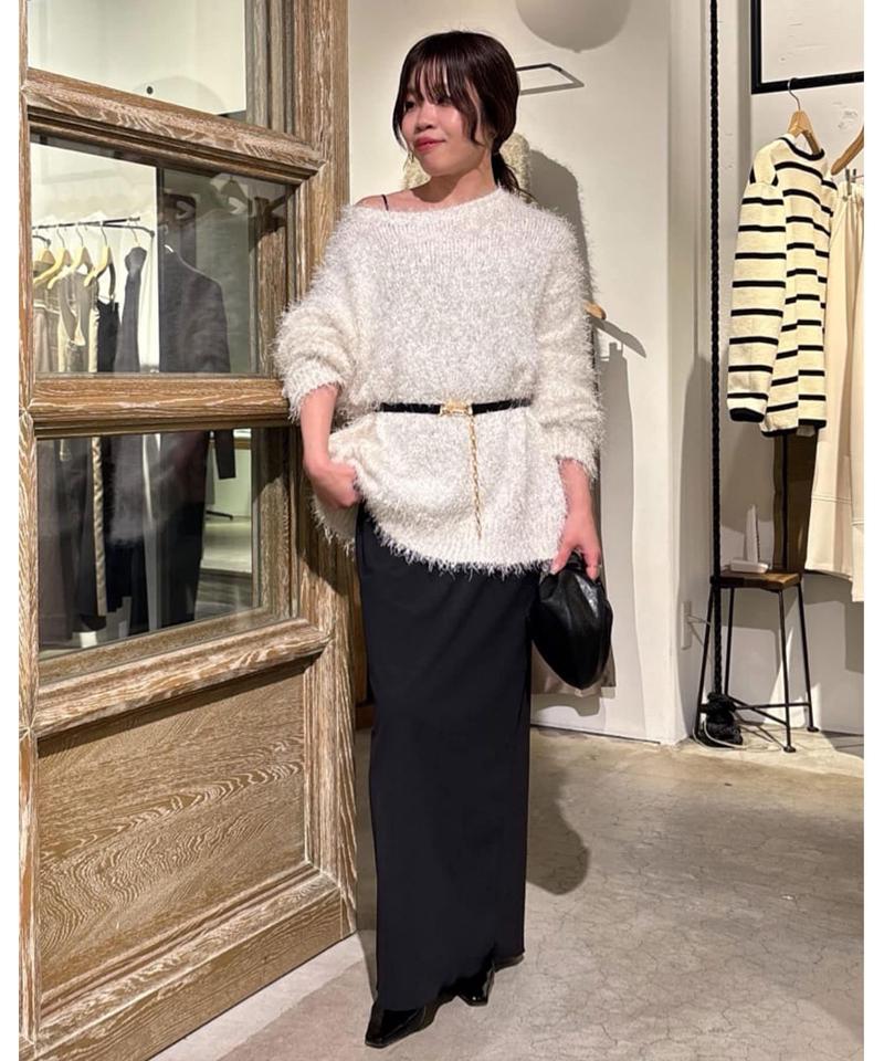 【ガランテ定番スカートに新色CGY登場】【3サイズ展開】ストレッチマキシタイトスカート2