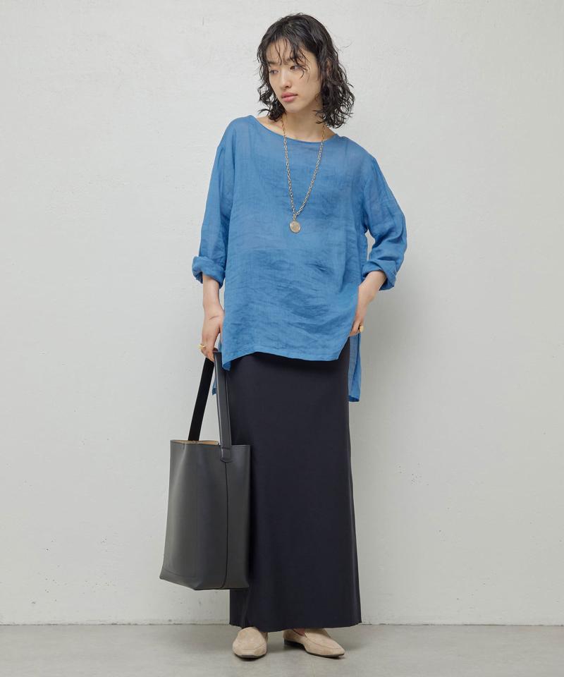 【ガランテ定番スカートに新色CGY登場】【3サイズ展開】ストレッチマキシタイトスカート2