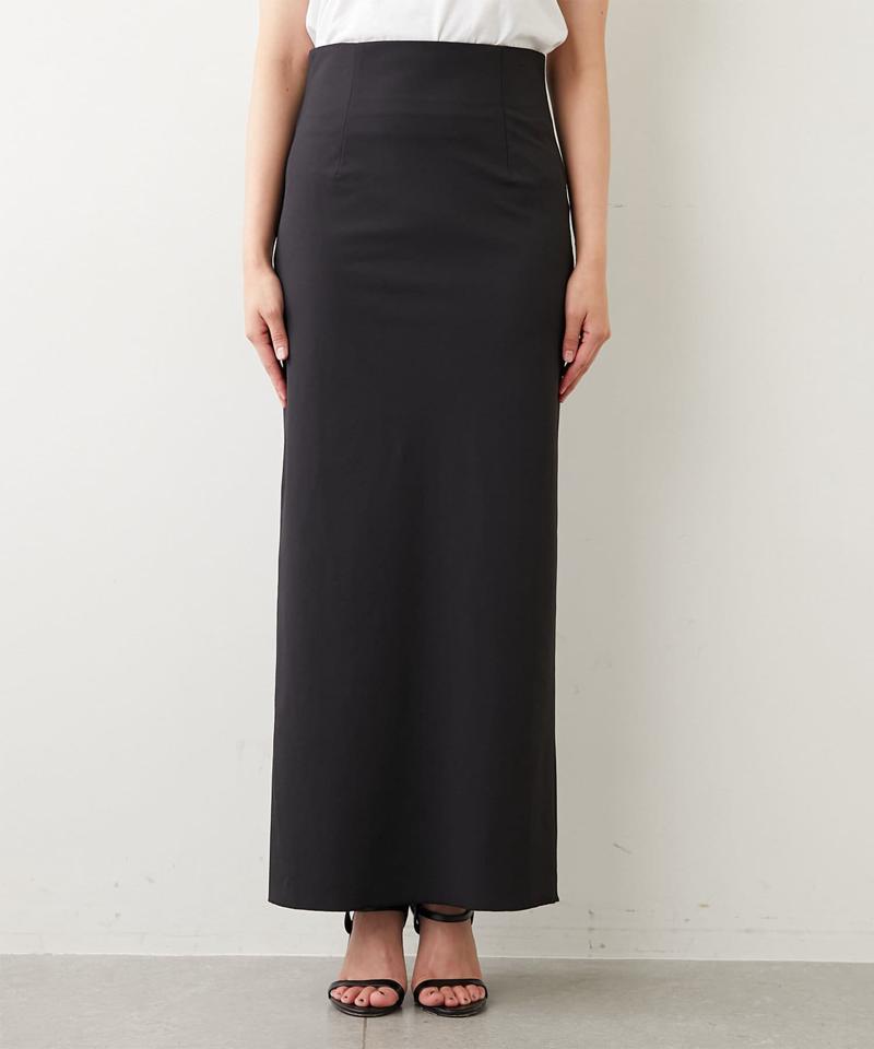 【ガランテ定番スカートに新色CGY登場】【3サイズ展開】ストレッチマキシタイトスカート2