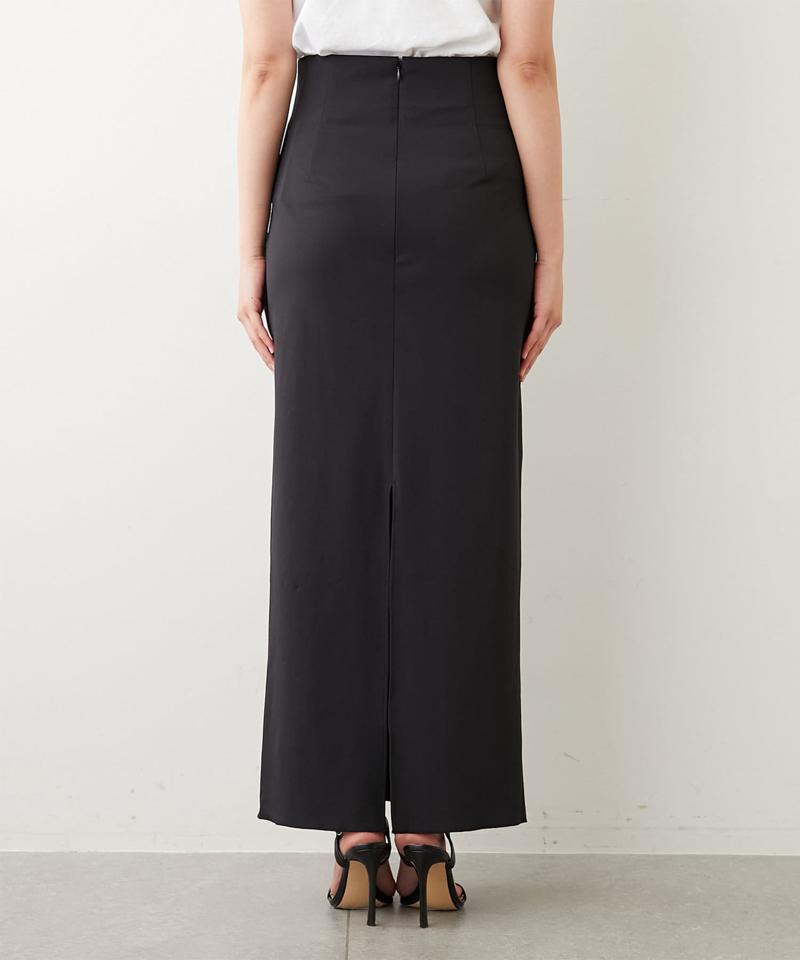 【ガランテ定番スカートに新色CGY登場】【3サイズ展開】ストレッチマキシタイトスカート2