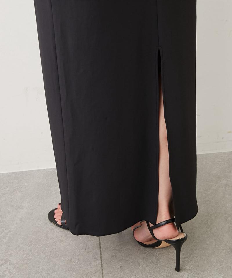 【ガランテ定番スカートに新色CGY登場】【3サイズ展開】ストレッチマキシタイトスカート2