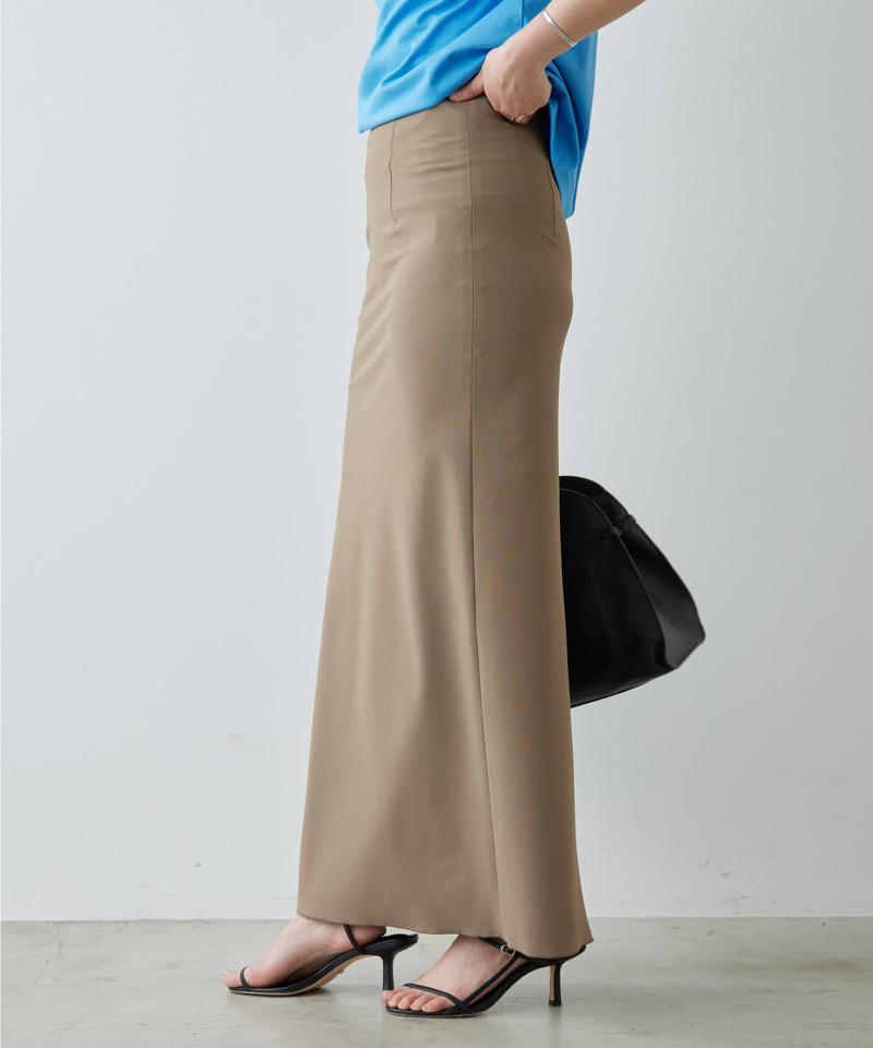 【ガランテ定番スカートに新色CGY登場】【3サイズ展開】ストレッチマキシタイトスカート2
