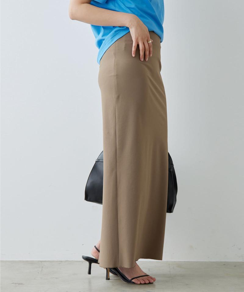 【ガランテ定番スカートに新色CGY登場】【3サイズ展開】ストレッチマキシタイトスカート2