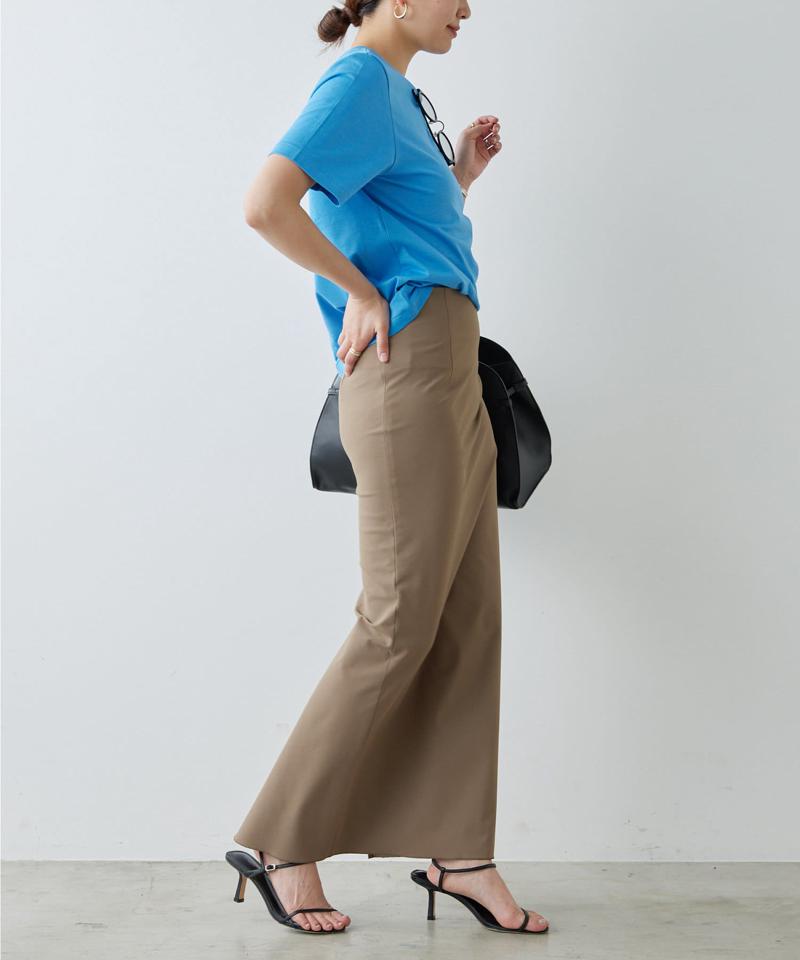 【ガランテ定番スカートに新色CGY登場】【3サイズ展開】ストレッチマキシタイトスカート2