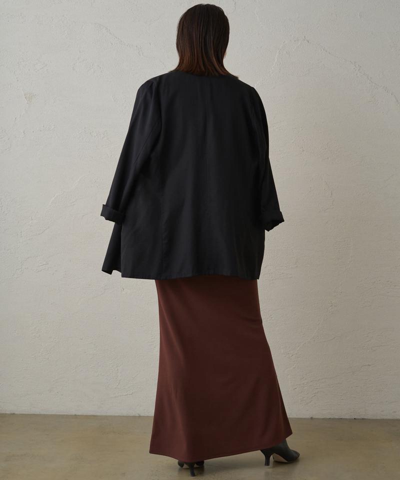 カットジョーゼットマーメイドスカート