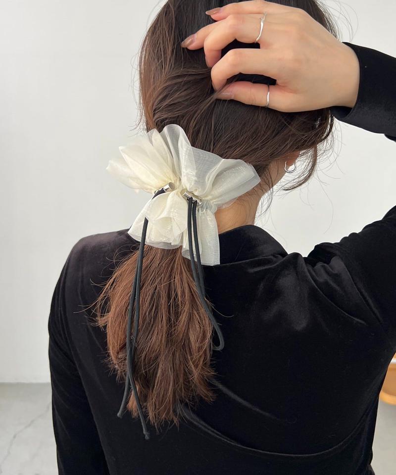 【新色追加】〈GOLDY/ゴールディ〉ドロストオーガンジーシュシュ