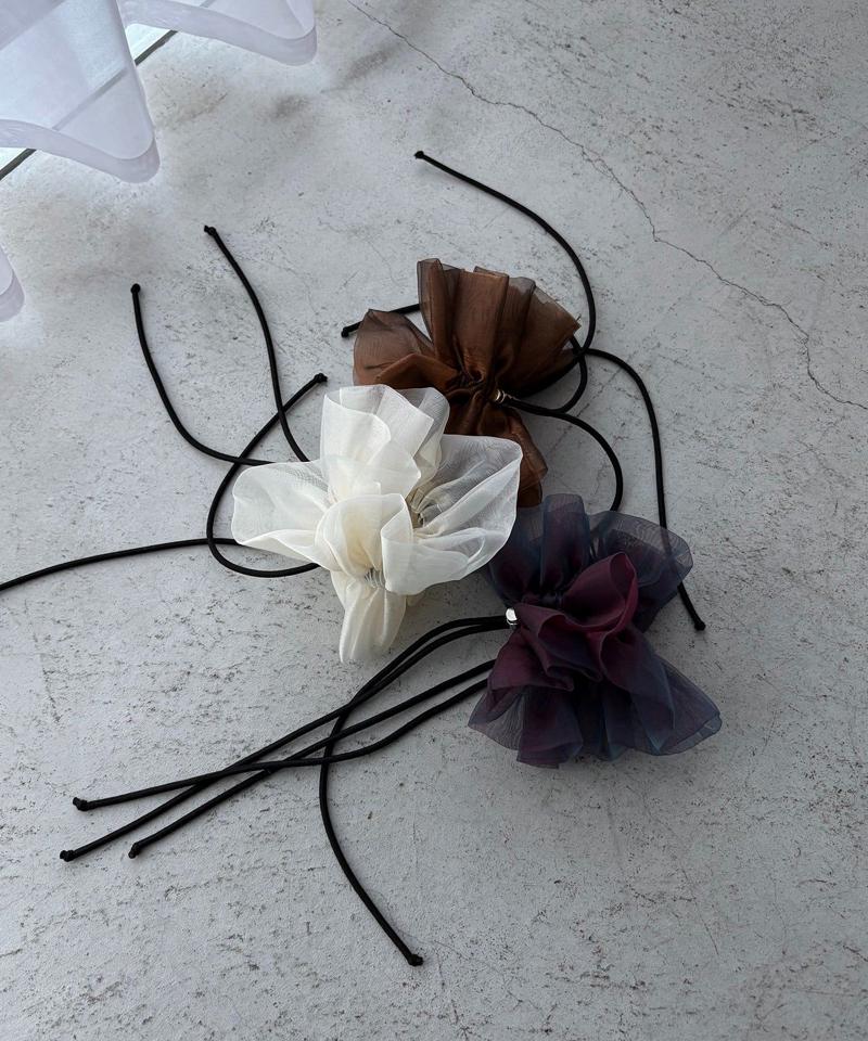 【新色追加】〈GOLDY/ゴールディ〉ドロストオーガンジーシュシュ