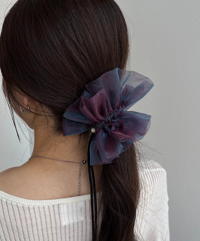 【新色追加】〈GOLDY/ゴールディ〉ドロストオーガンジーシュシュ