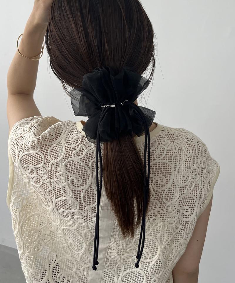 【新色追加】〈GOLDY/ゴールディ〉ドロストオーガンジーシュシュ