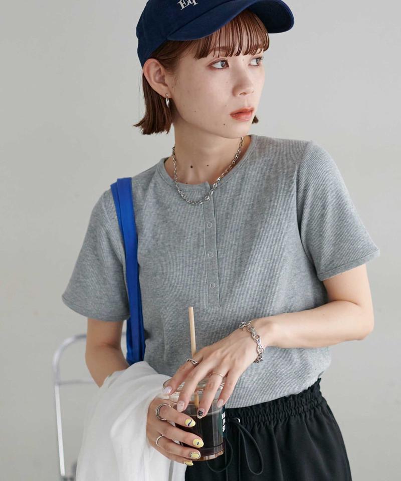 【29色展開/多色買い】ワッフルリングドット半袖Tシャツ《WEB限定》