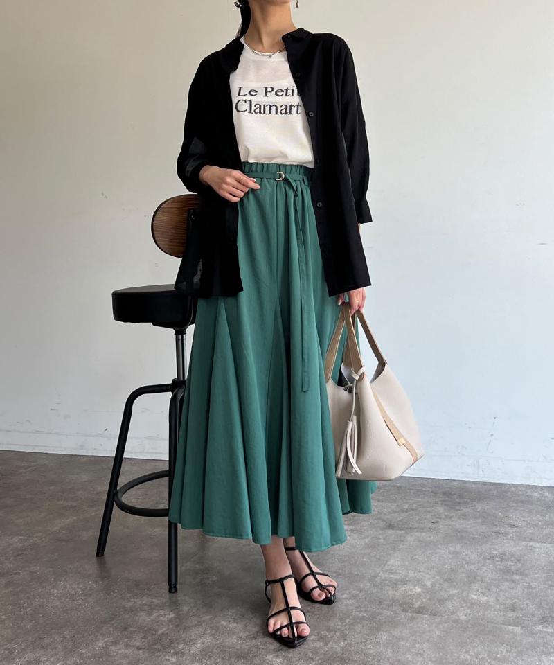 BACKシアーリネンシャツ