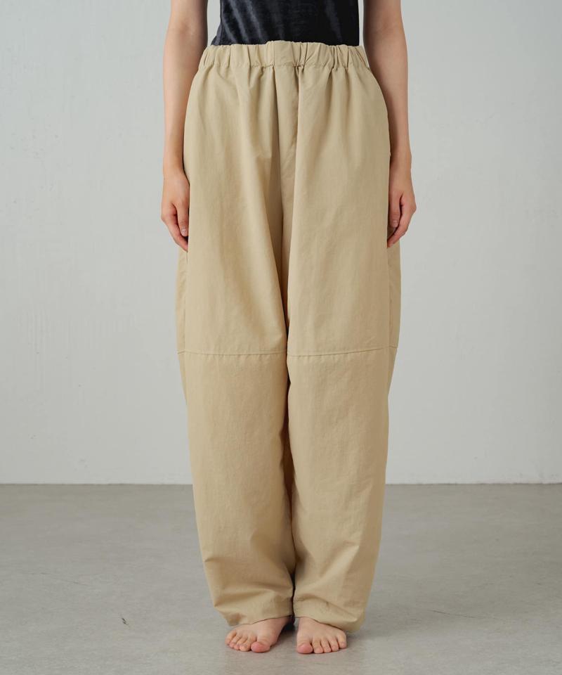 【earthy_】【撥水】ナイロンボリュームパンツ