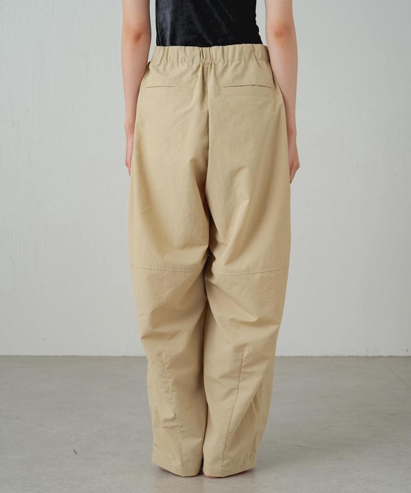 【earthy_】【撥水】ナイロンボリュームパンツ
