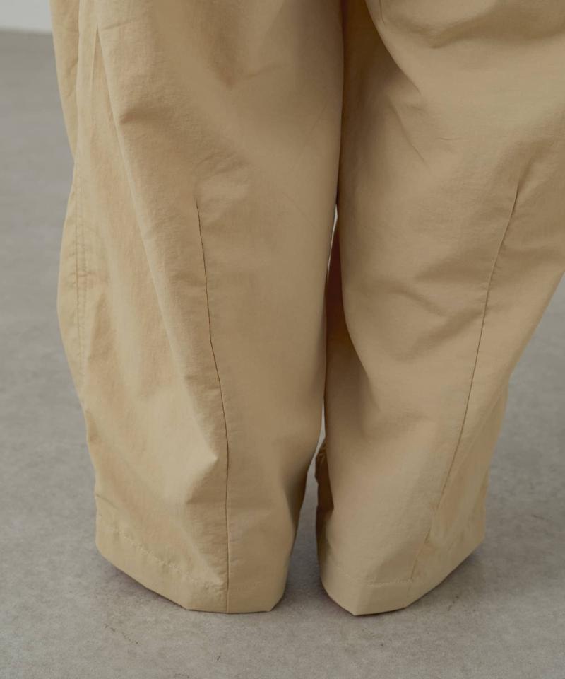 【earthy_】【撥水】ナイロンボリュームパンツ