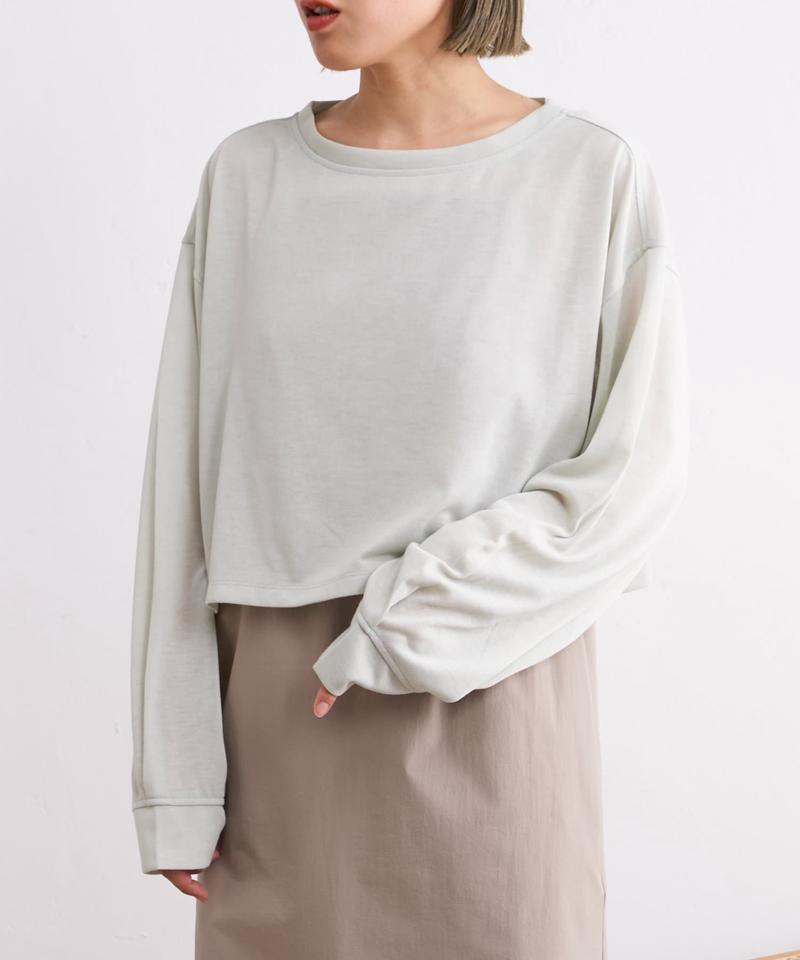 【earthy_】シアークロップドロンT