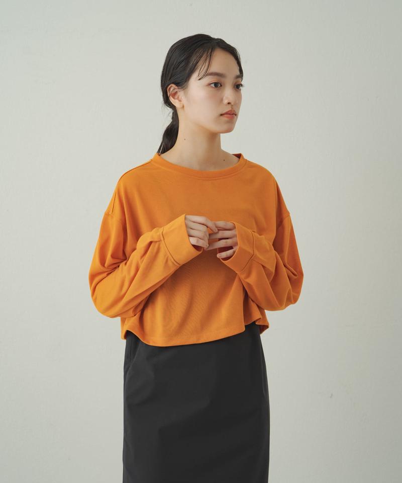 【earthy_】シアークロップドロンT