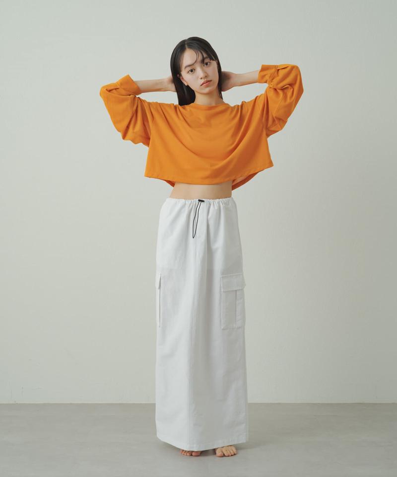 【earthy_】シアークロップドロンT