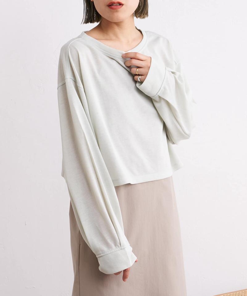 【earthy_】シアークロップドロンT