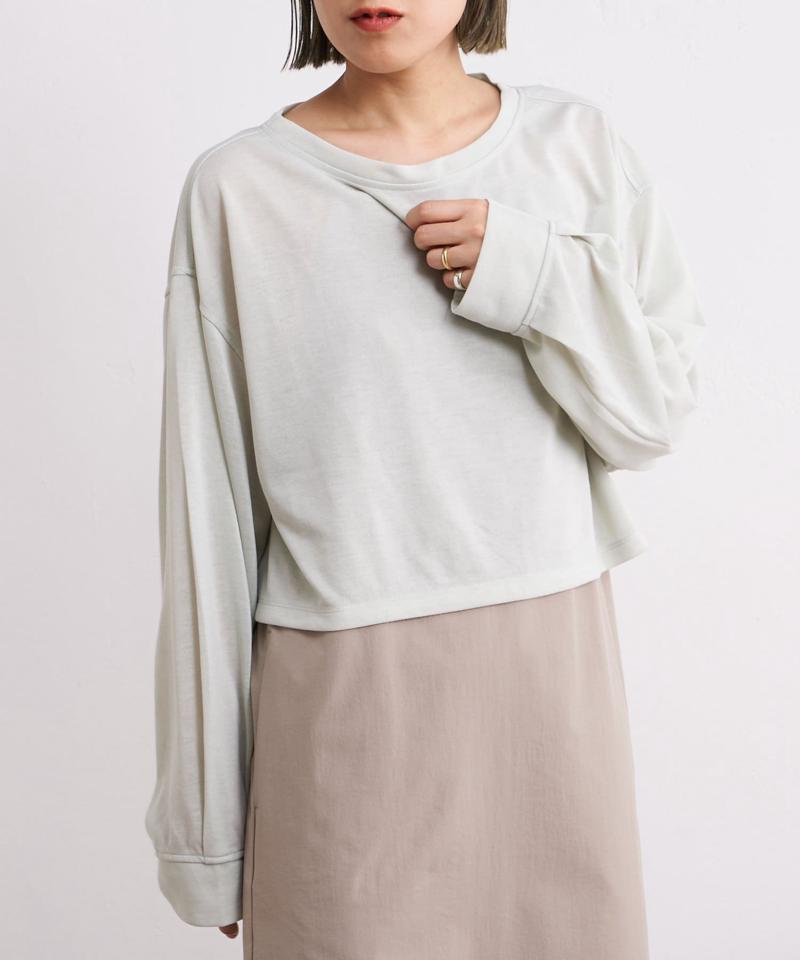 【earthy_】シアークロップドロンT