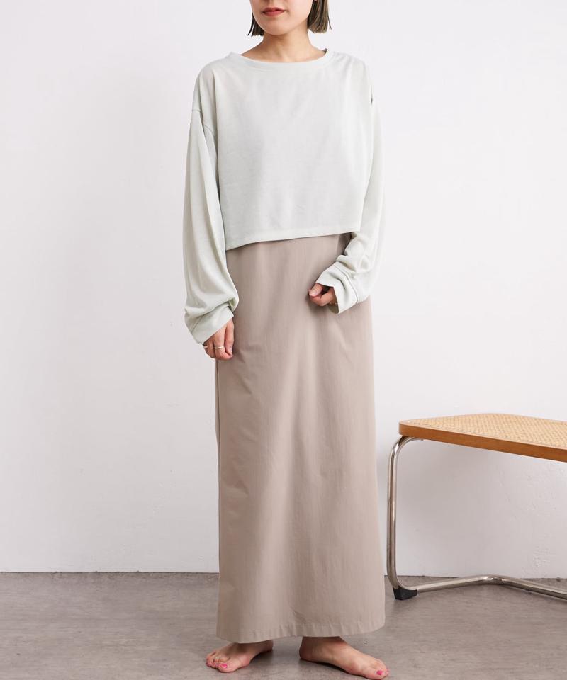 【earthy_】シアークロップドロンT