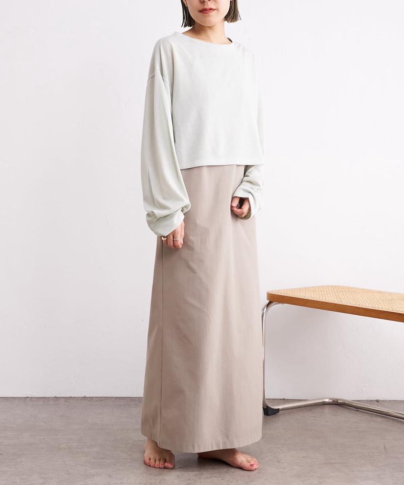 【earthy_】シアークロップドロンT