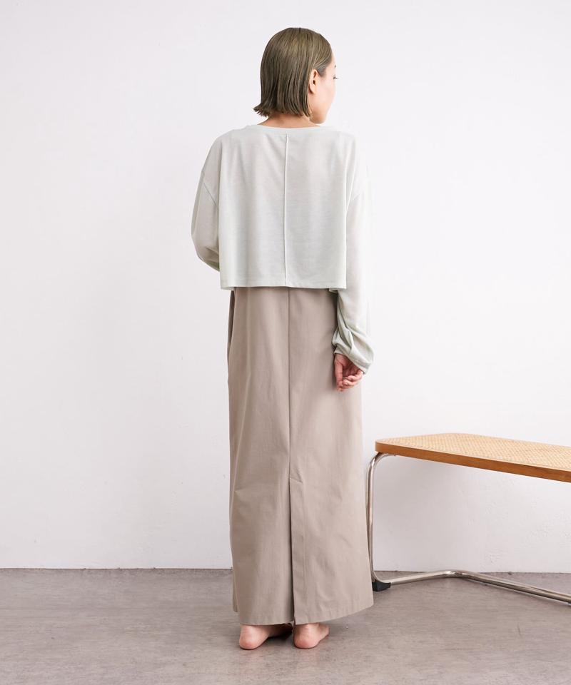 【earthy_】シアークロップドロンT