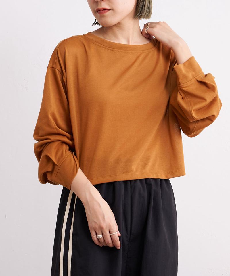 【earthy_】シアークロップドロンT