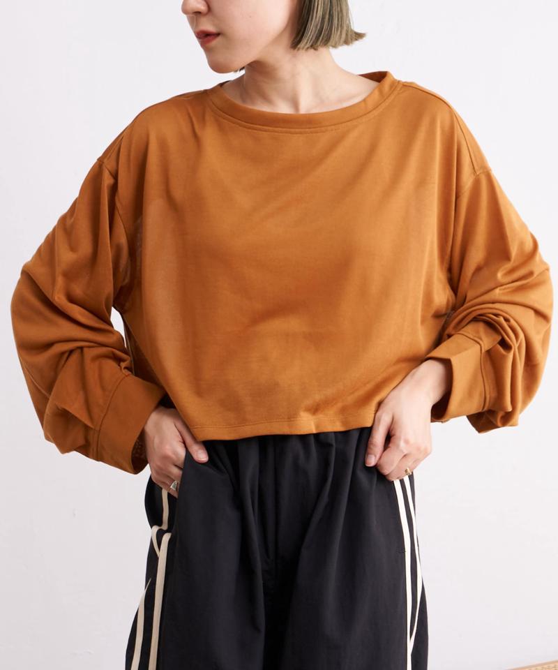 【earthy_】シアークロップドロンT