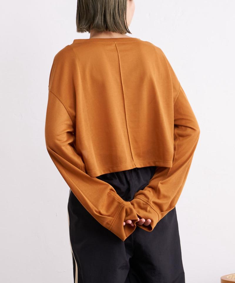 【earthy_】シアークロップドロンT