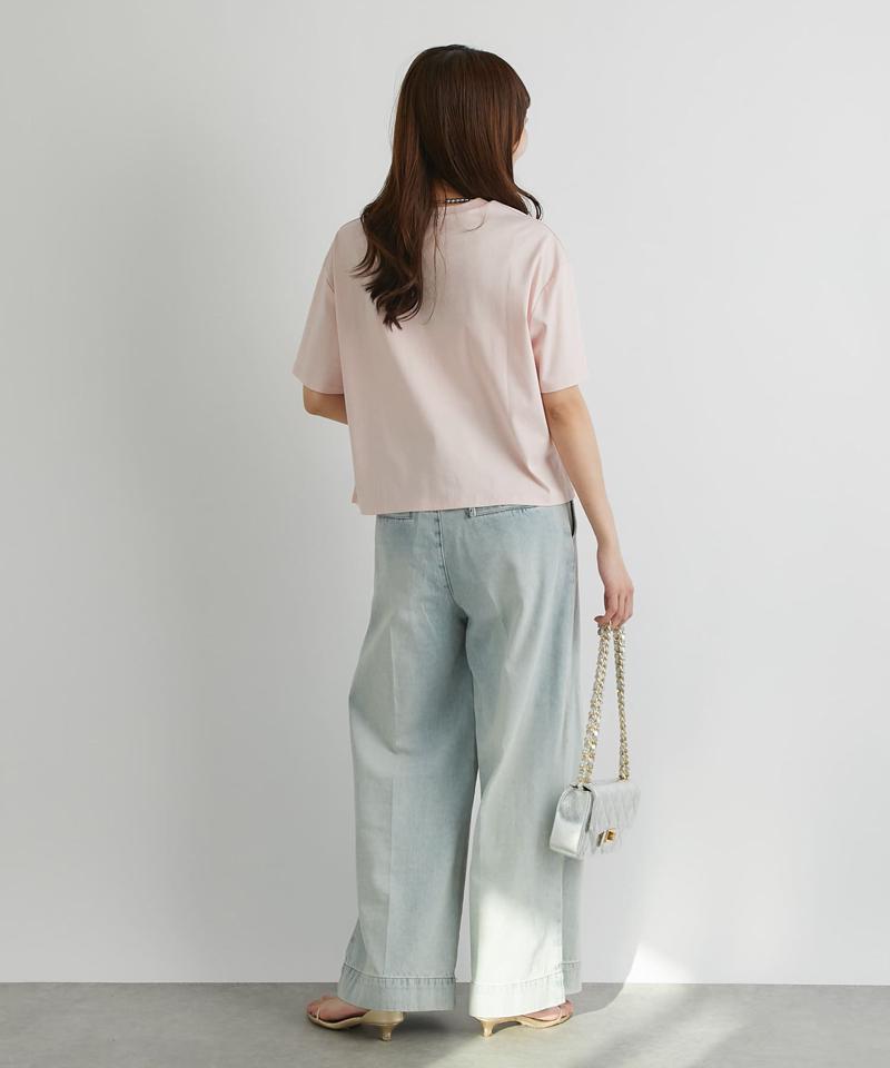 【最高にキュート】ハート刺繍Tシャツ