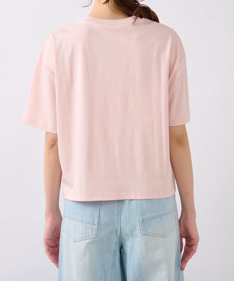 【最高にキュート】ハート刺繍Tシャツ