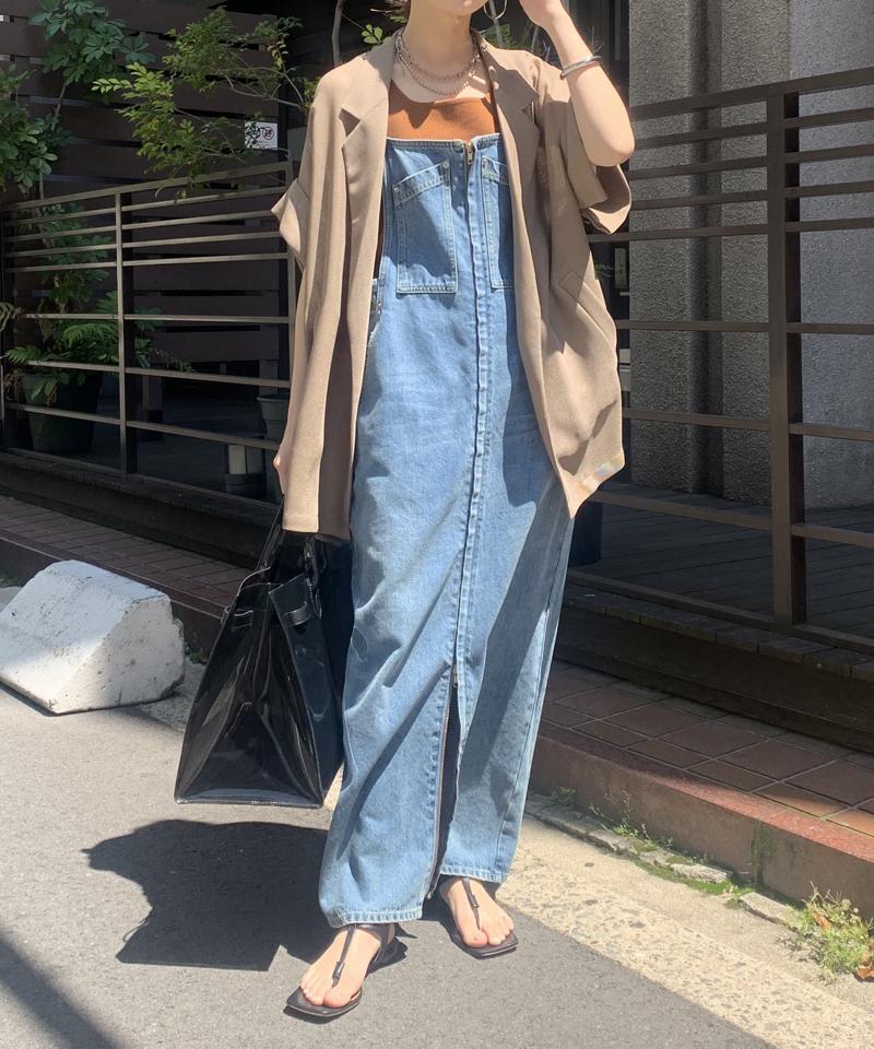 【夏の体型カバーに！】メッシュ半袖ジャケット