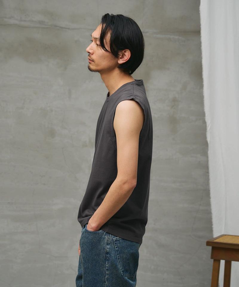 【paradigm】サイロ天竺ノースリーブカットソー