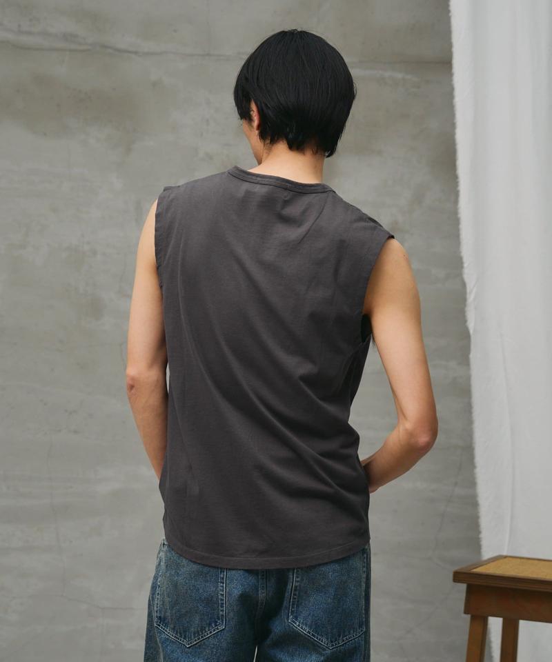 【paradigm】サイロ天竺ノースリーブカットソー