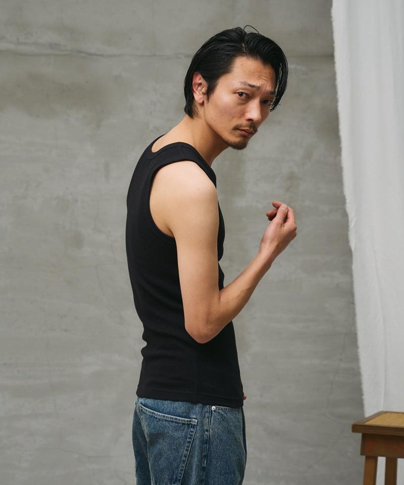 【paradigm】コットンリブユーティリティタンクトップ