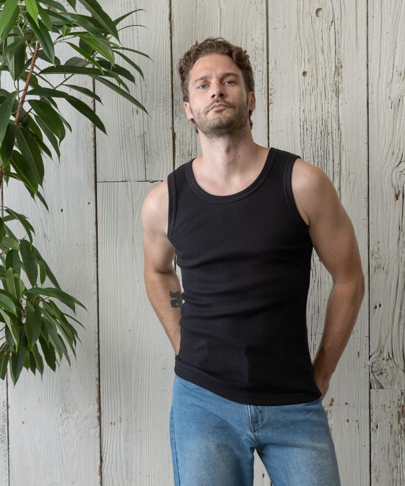 【paradigm】コットンリブユーティリティタンクトップ